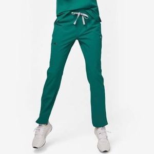 Figs Yola Hunter Green Scrub Bottoms Sz xS
